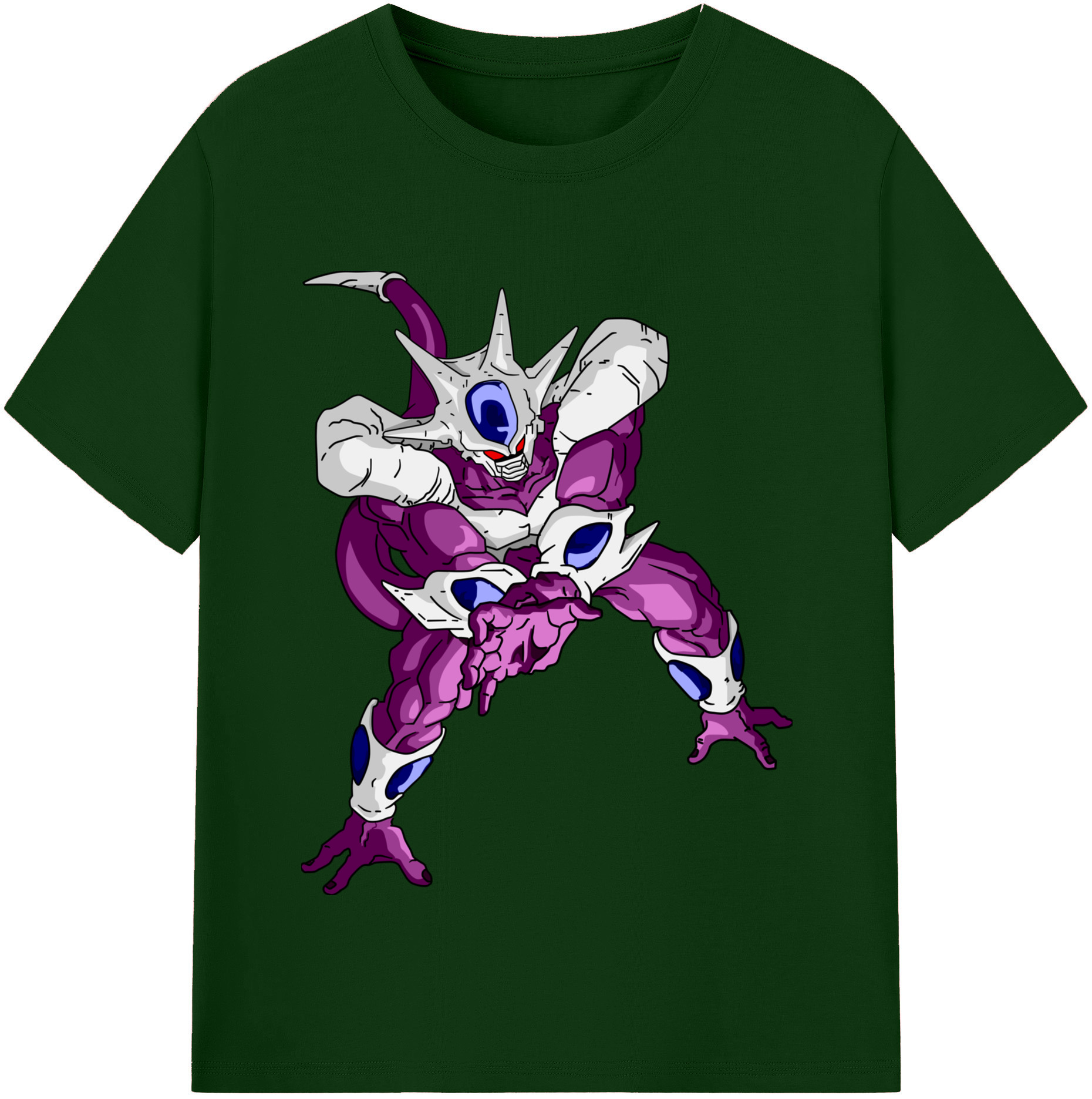 （画像用） ドラゴンボール クウラ DRAGON BALL Cooler Coora 綿100％半袖Tシャツ（フロントプリント）